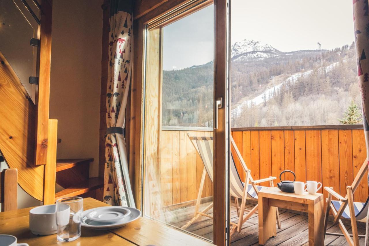 Le Serre D'Or, Grand Appartement Au Pied Des Pistes De Ski Saint-Chaffrey Eksteriør bilde