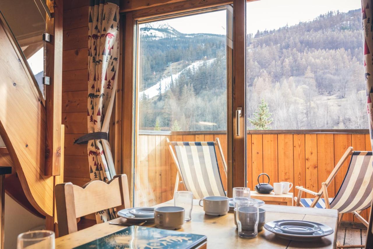 Le Serre D'Or, Grand Appartement Au Pied Des Pistes De Ski Saint-Chaffrey Eksteriør bilde